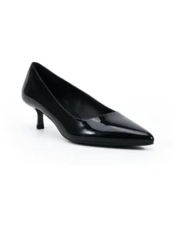 Novo Shoes Inessa Court Heels in Black Patent