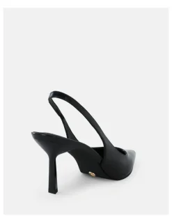 Novo Shoes IRAYA Slingback Stiletto Heel - Black Patent