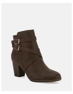 Novo Shoes Jorgie Ankle Boots in Espresso