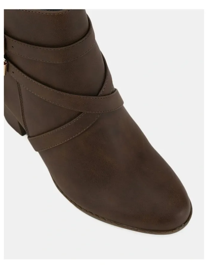 Novo Shoes Jorgie Ankle Boots in Espresso
