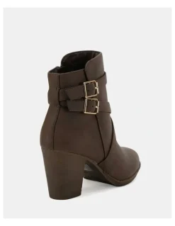 Novo Shoes Jorgie Ankle Boots in Espresso
