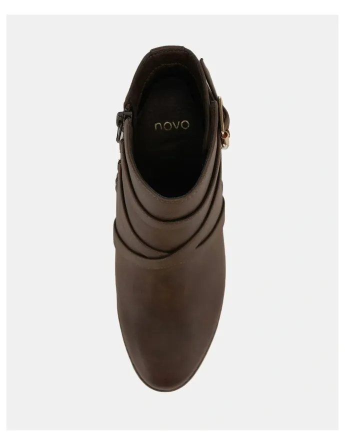 Novo Shoes Jorgie Ankle Boots in Espresso