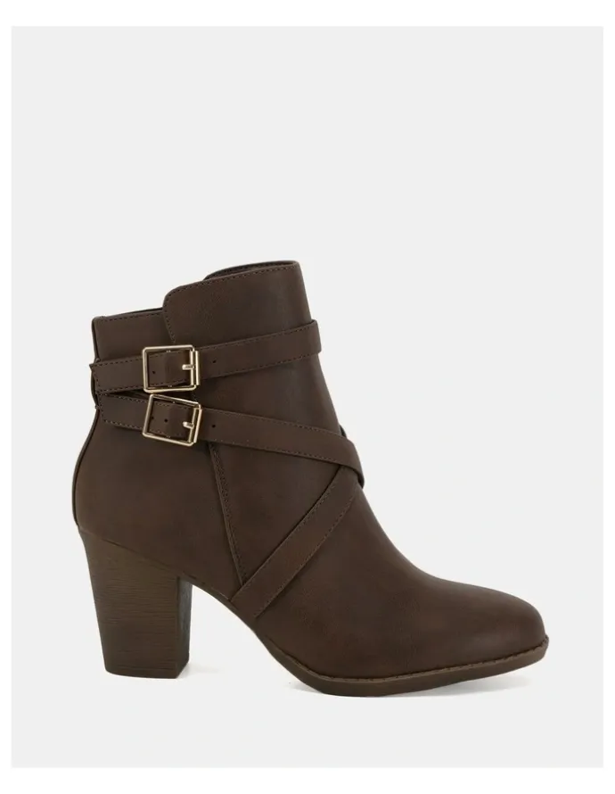 Novo Shoes Jorgie Ankle Boots in Espresso