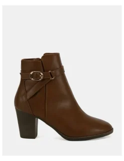 Novo Shoes Joycie Ankle Boots in Brown