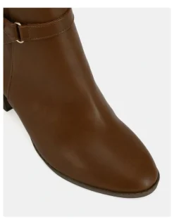 Novo Shoes Joycie Ankle Boots in Brown