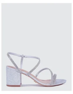 Novo Shoes Praise Heels in Silver