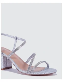 Novo Shoes Praise Heels in Silver