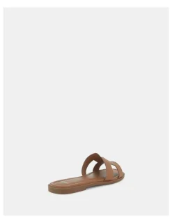 Novo Shoes Sachie Slides in Caramel