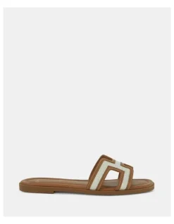 Novo Shoes Sachie Slides in Brown