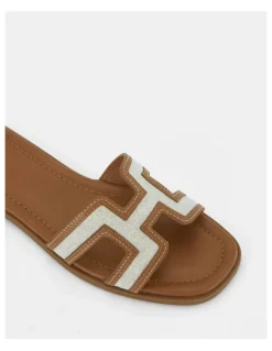 Novo Shoes Sachie Slides in Brown