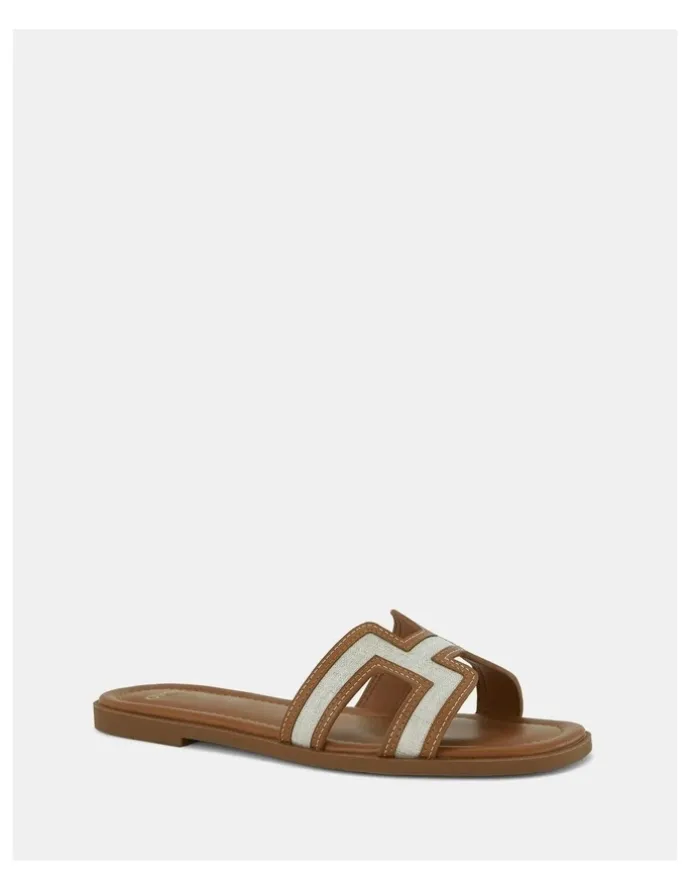 Novo Shoes Sachie Slides in Brown