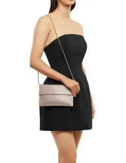 Olga Berg Cara Clutch Bag in Gold