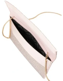 Olga Berg Cara Clutch Bag in Gold