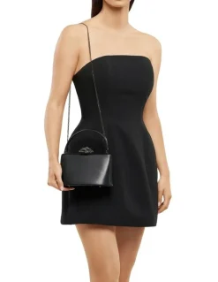 Olga Berg Grace Clutch Bag in Black