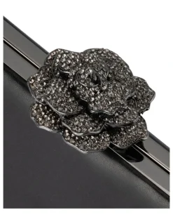 Olga Berg Grace Clutch Bag in Black