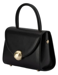 Olga Berg Hux Clutch Bag in Black