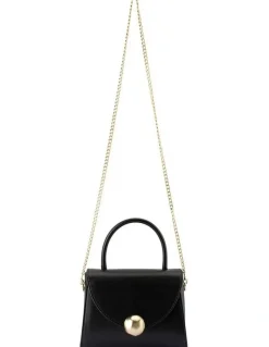 Olga Berg Hux Clutch Bag in Black