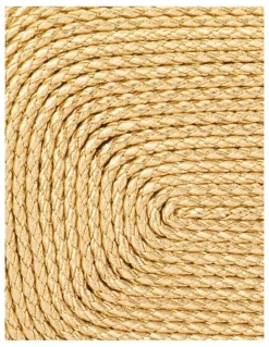 Olga Berg Martina Metallic Coiled Clutch in Gold
