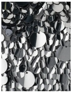 Olga Berg Vera Clutch Bag in Gunmetal