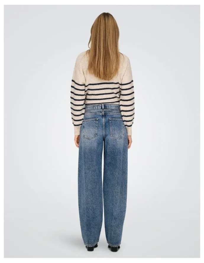 ONLY Gianna Straight Denim Jeans in Blue
