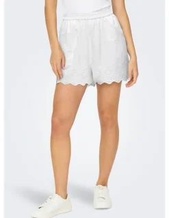 ONLY Lou Life Loose Shorts in White