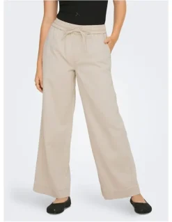 ONLY Maisa High Waisted Pant in Cream