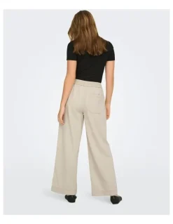 ONLY Maisa High Waisted Pant in Cream