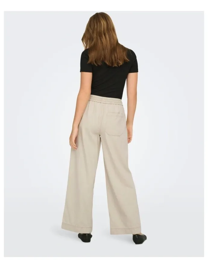 ONLY Maisa High Waisted Pant in Cream