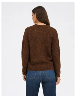 ONLY Misty Life Knit in Brown