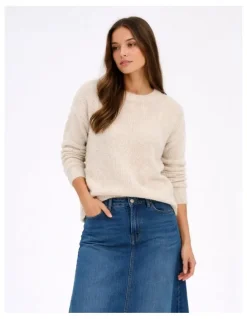 ONLY Misty Life Knit in Ecru