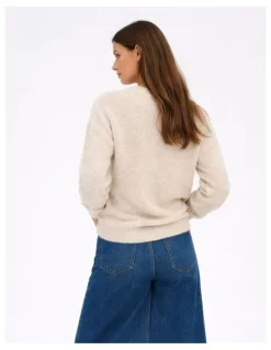 ONLY Misty Life Knit in Ecru