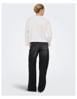 ONLY ONLY Toledo Mid Waisted Jeans in Black