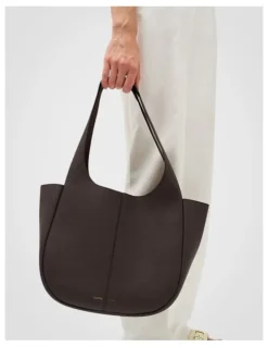 Oroton Emilia Tote Bag in Bear Brown