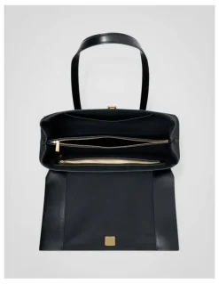Oroton Etta Work Bag in Black