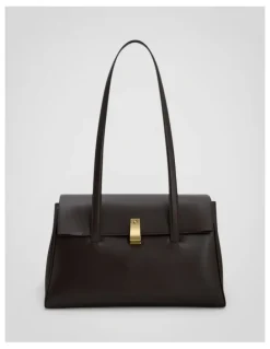 Oroton Etta Work Bag in Dark Chocolate