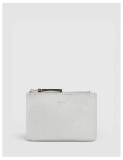Oroton Eve Small Pouch in Silver