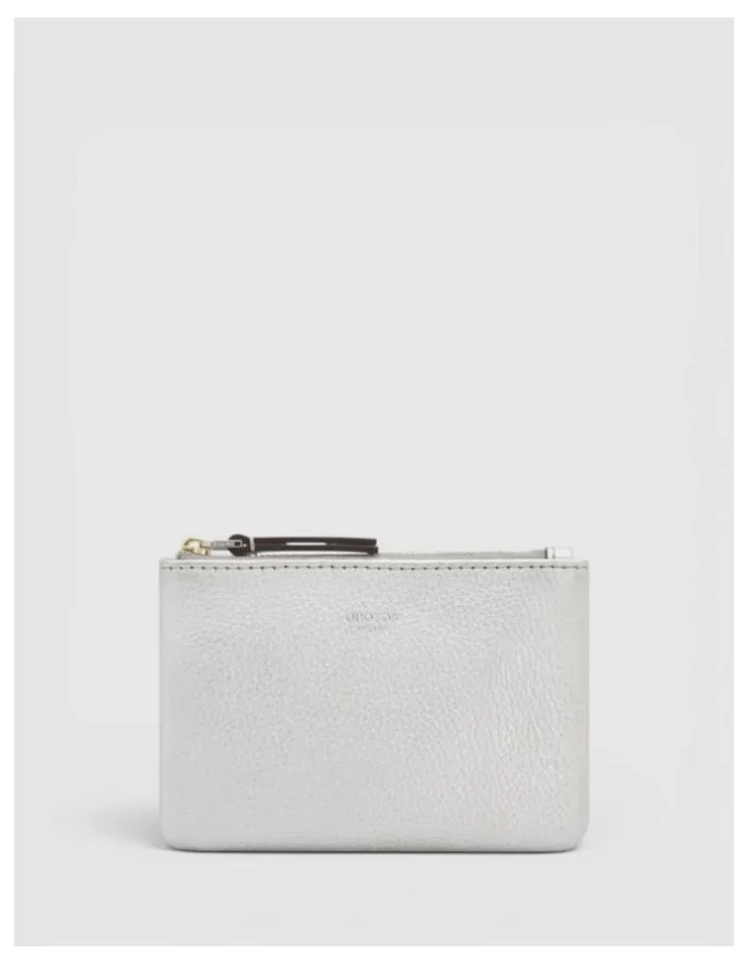Oroton Eve Small Pouch in Silver