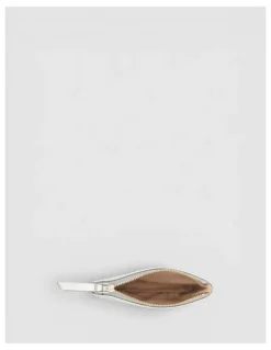 Oroton Eve Small Pouch in Silver