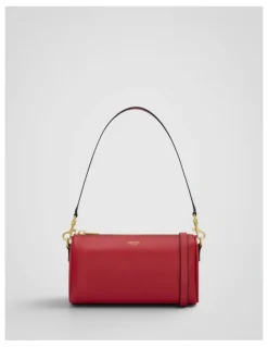 Oroton Harvey Baguette Crossbody in DARK RUBY