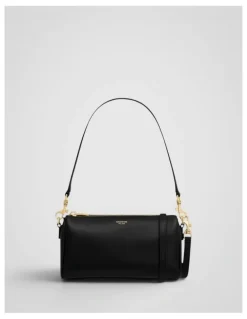 Oroton Harvey Baguette Crossbody in Black