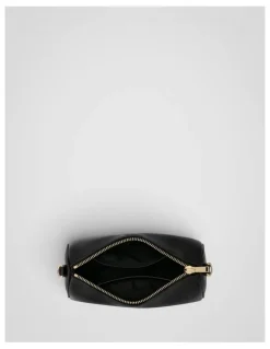 Oroton Harvey Baguette Crossbody in Black