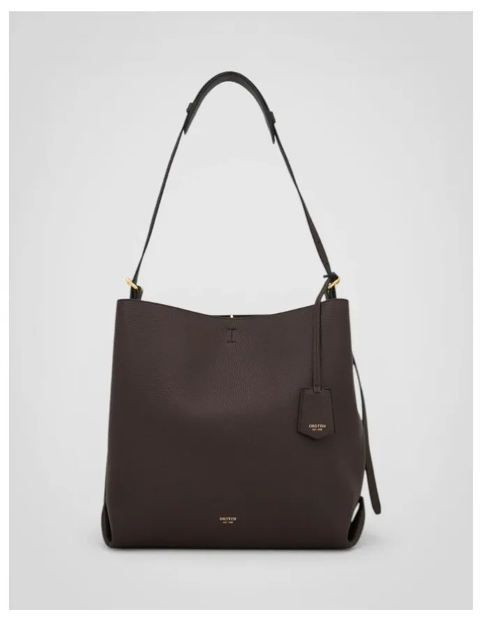Oroton Margot Hobo in Dark Chocolate