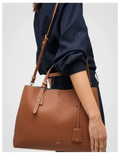 Oroton Margot Large Day Bag in Whiskey