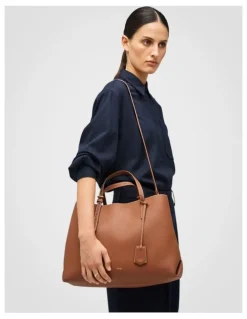 Oroton Margot Large Day Bag in Whiskey