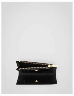 Oroton Margot Mini 10 Credit Card Zip Wallet in Black