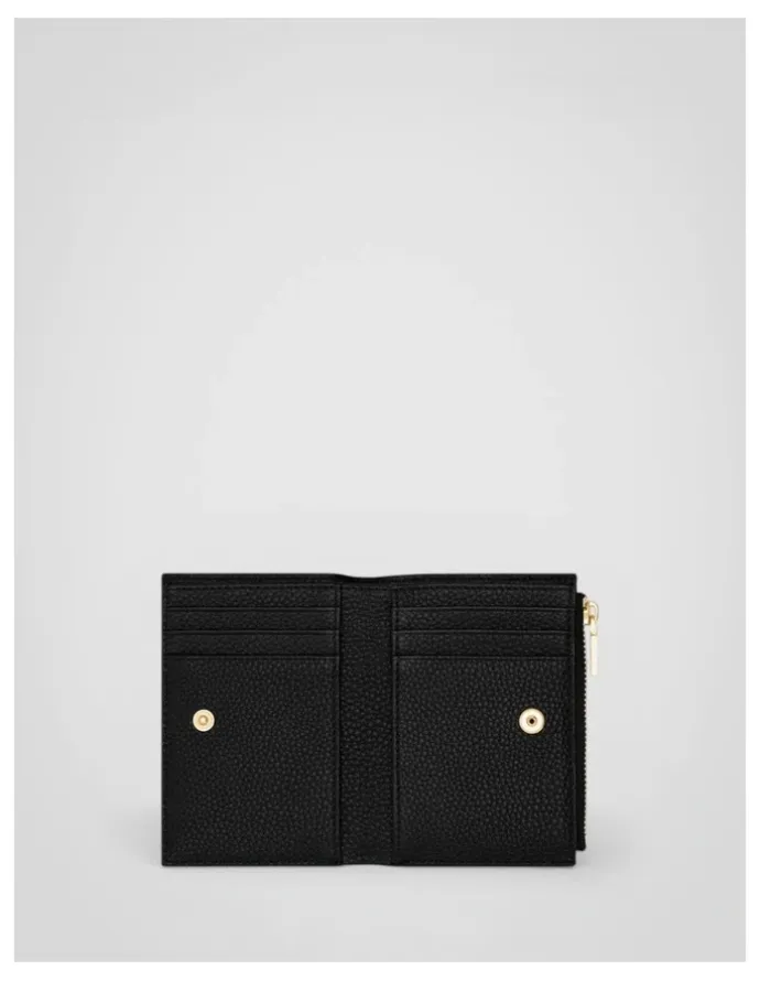 Oroton Margot Mini 10 Credit Card Zip Wallet in Black