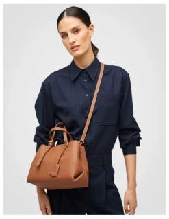 Oroton Margot Mini Day Bag in Whiskey