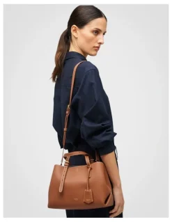 Oroton Margot Mini Day Bag in Whiskey