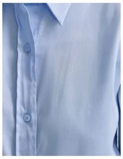 Oxford Adrienne Stretch Shirt in Sky