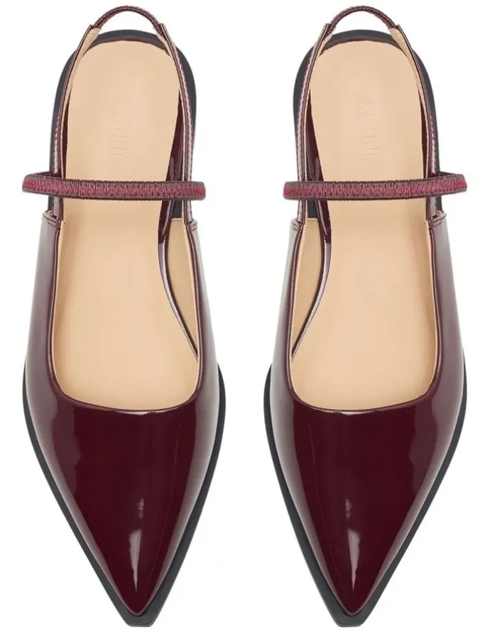 Oxford Alegra Sling Back in Garnet